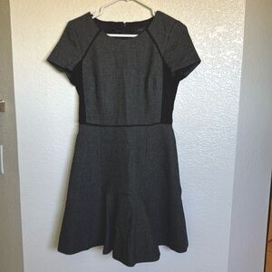 J. Crew Dress Dress black / white winter dress Size 4